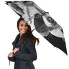 Portrait Raccoon Print Umbrella-grizzshop