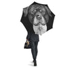 Portrait Rottweiler Vintage Print Umbrella-grizzshop