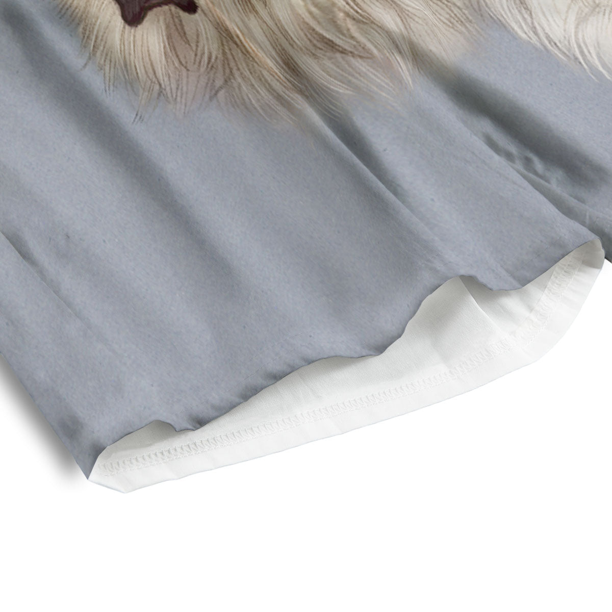 Portrait Shih Tzu Print Men's Athletic Shorts