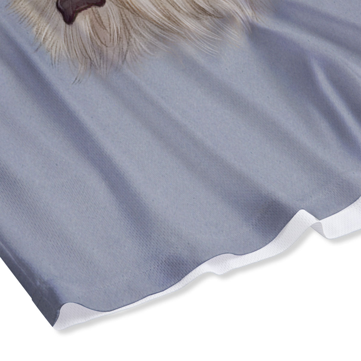 Portrait Shih Tzu Print Mesh Shorts