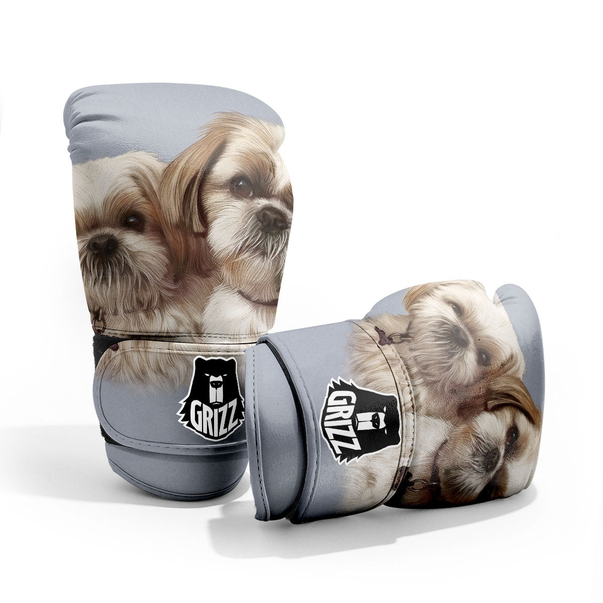 Portrait Shih Tzu Print Pro Boxing Glove