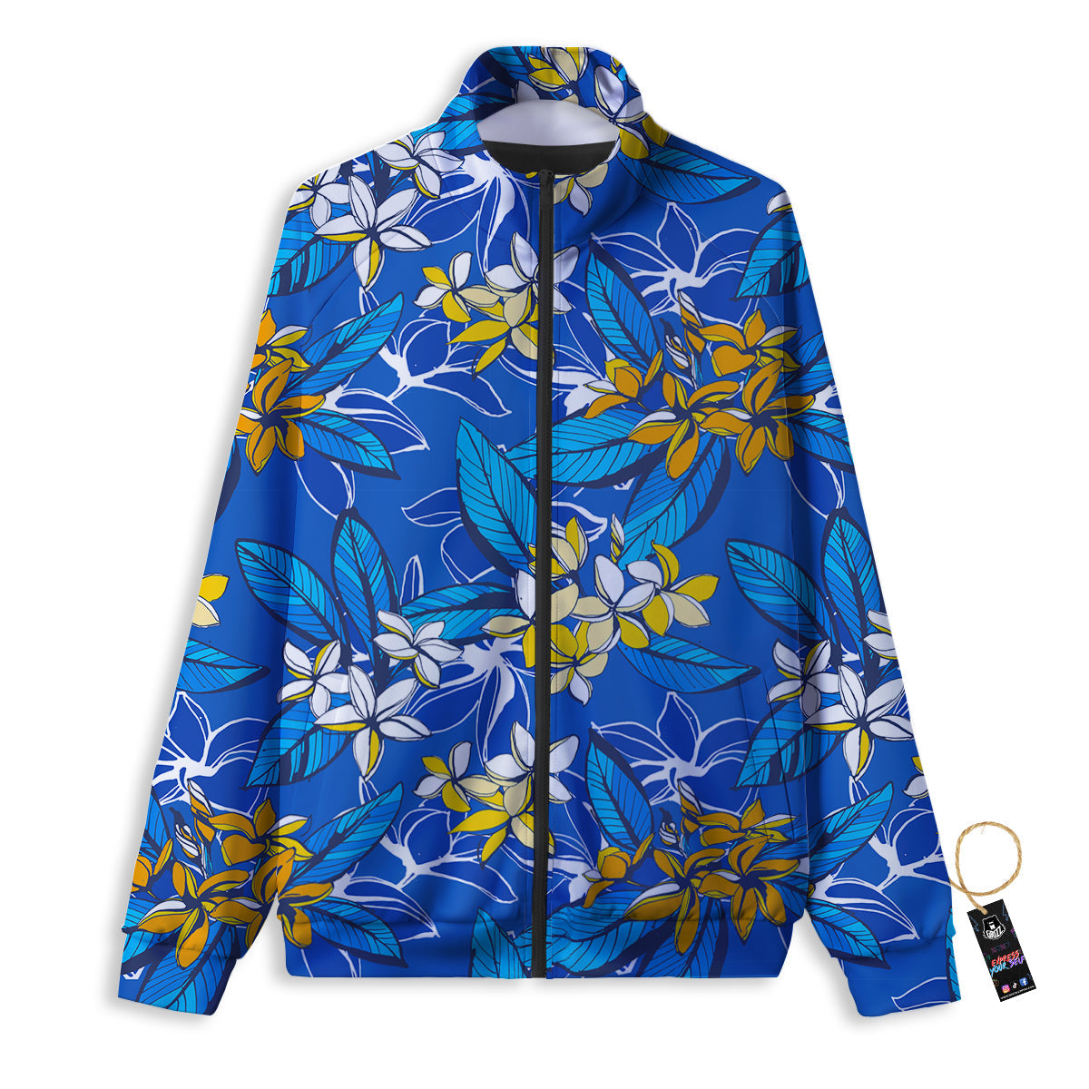 Portrait Siberian Husky Print Track Jacket-grizzshop