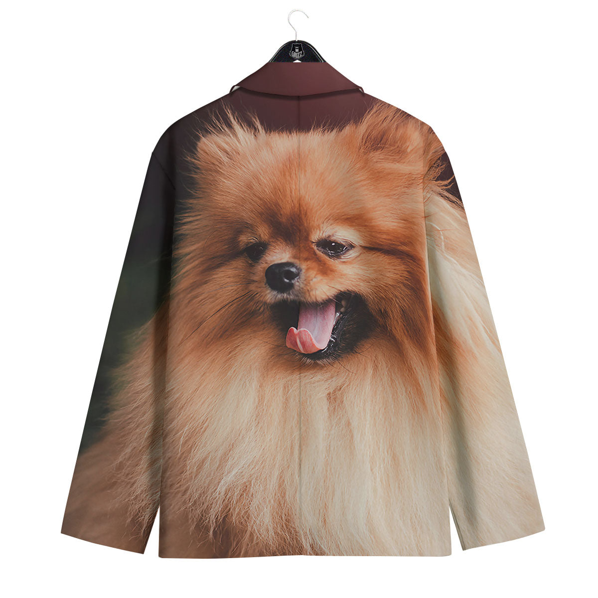 Portrait Vintage Pomeranian Men's Sport Coat-grizzshop