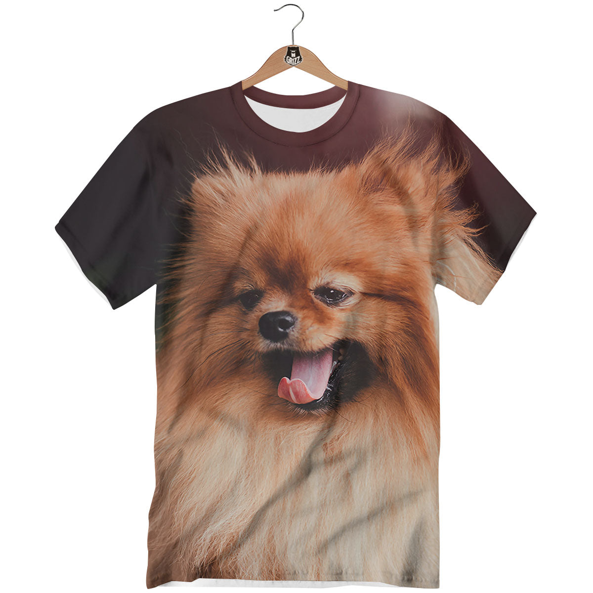 Portrait Vintage Pomeranian T-Shirt-grizzshop