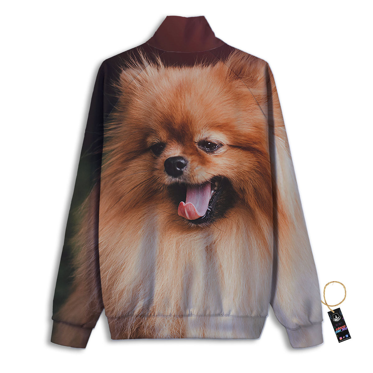 Portrait Vintage Pomeranian Track Jacket-grizzshop