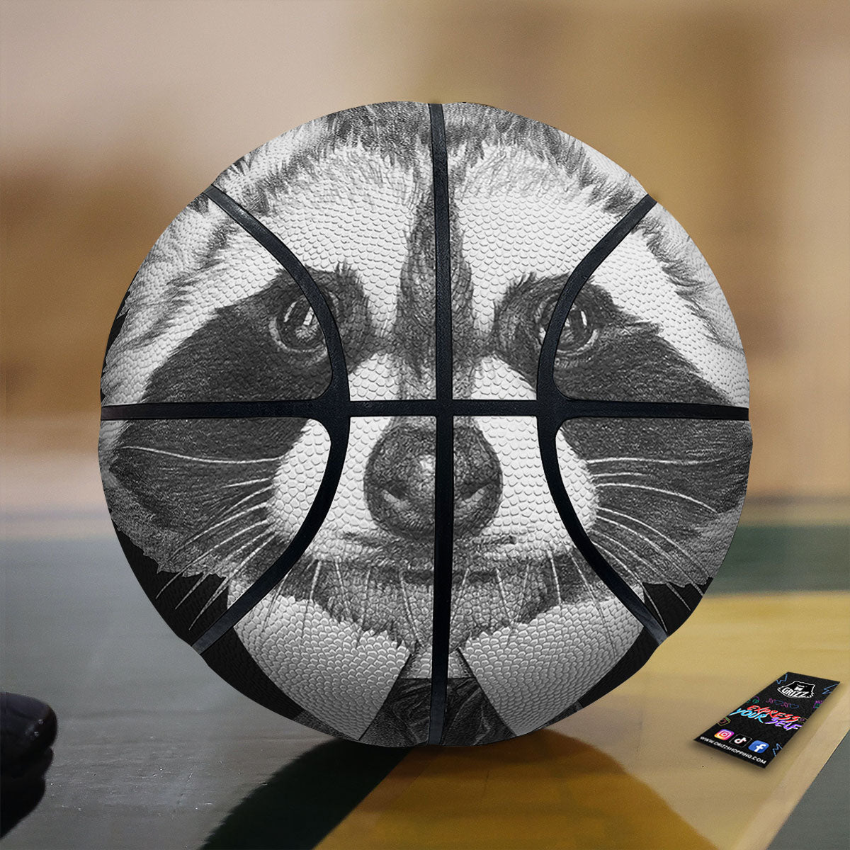 Plastic Building Blocks Yellow Print Pattern Basketball