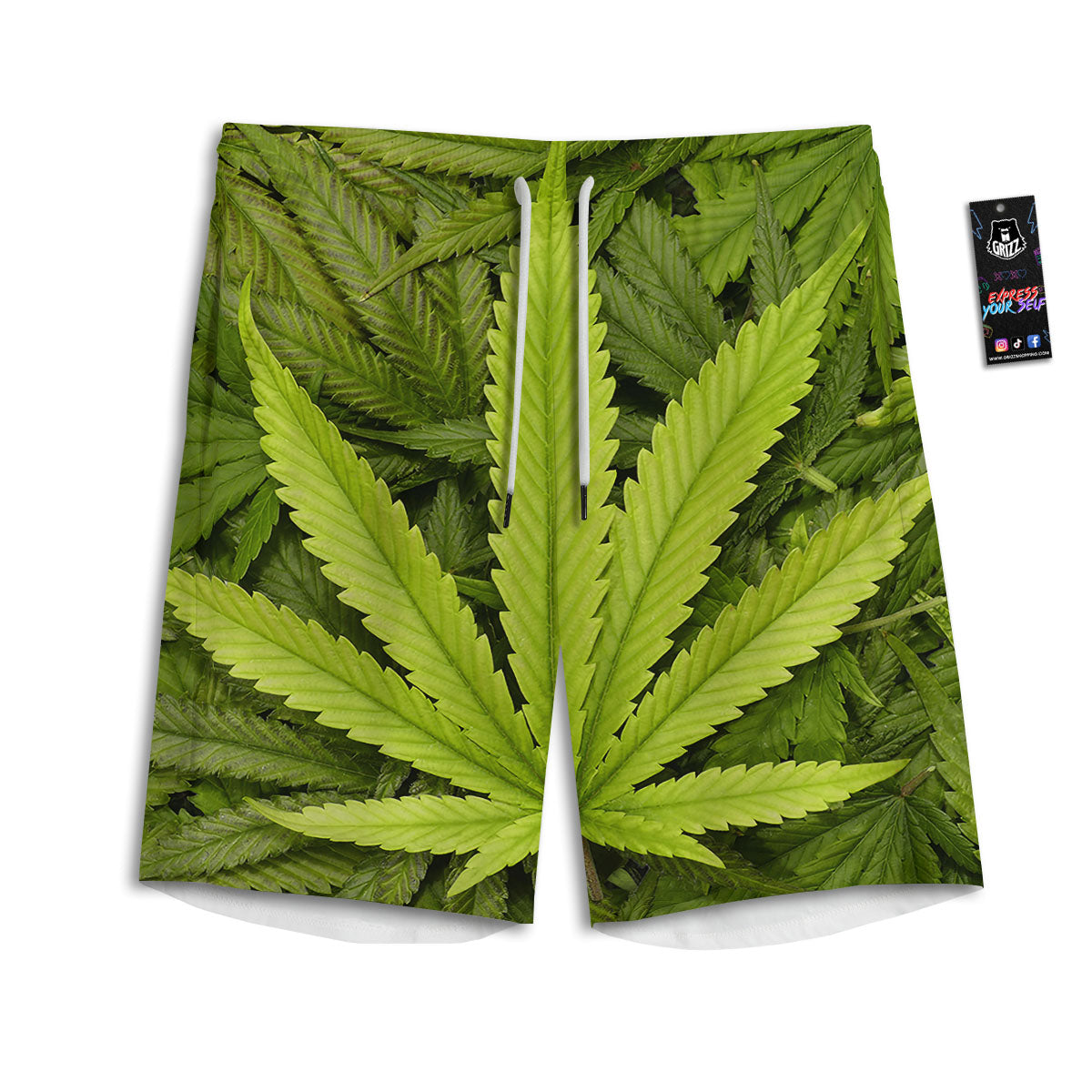 Rat Print Pattern Men's Athletic Shorts