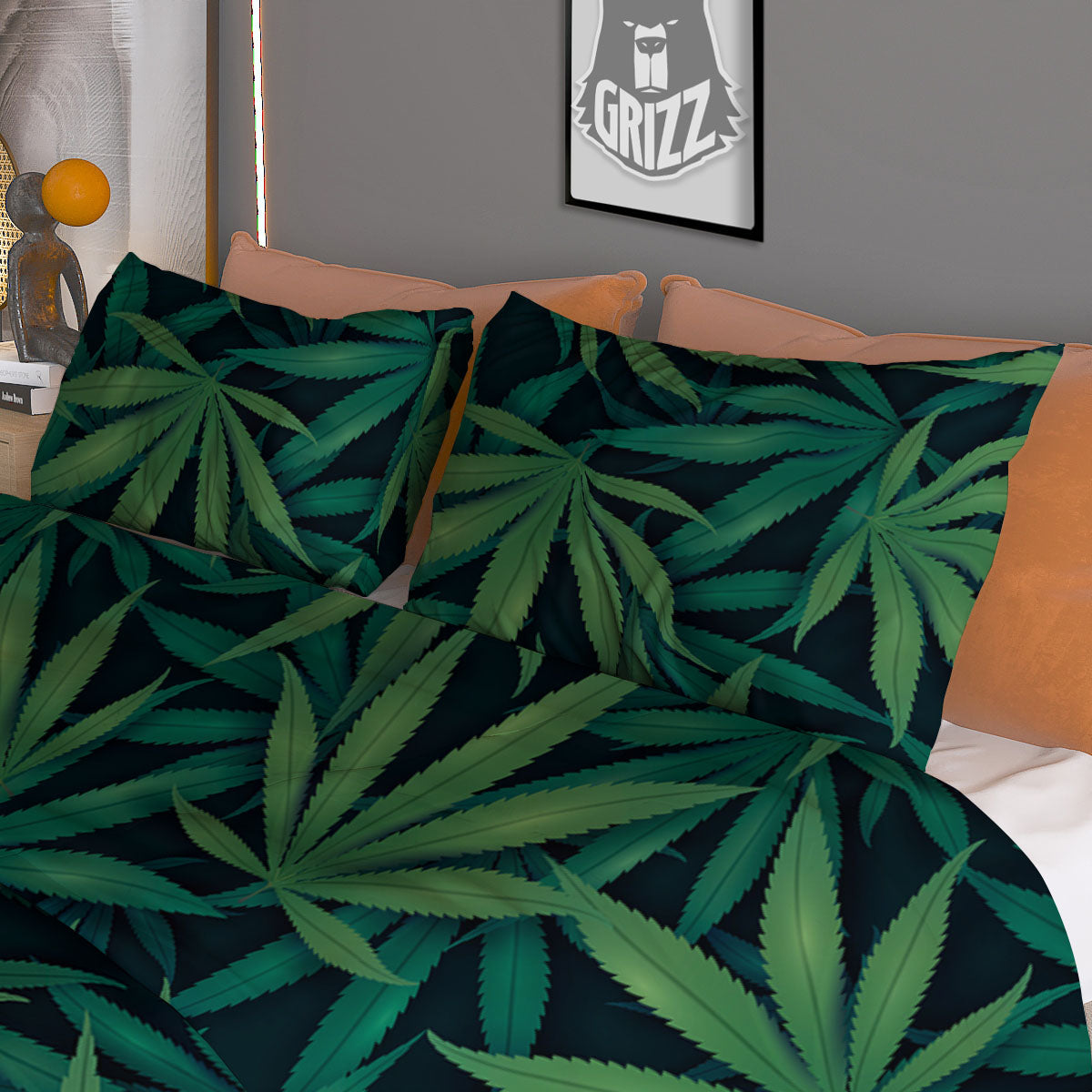 Plumeria Frangipani Tropical Print Pattern Duvet Cover Bedding Set