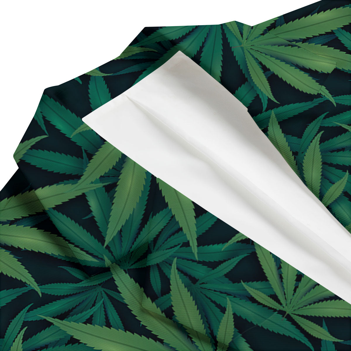 Pot Leaf Print Pattern Men's Blazer-grizzshop