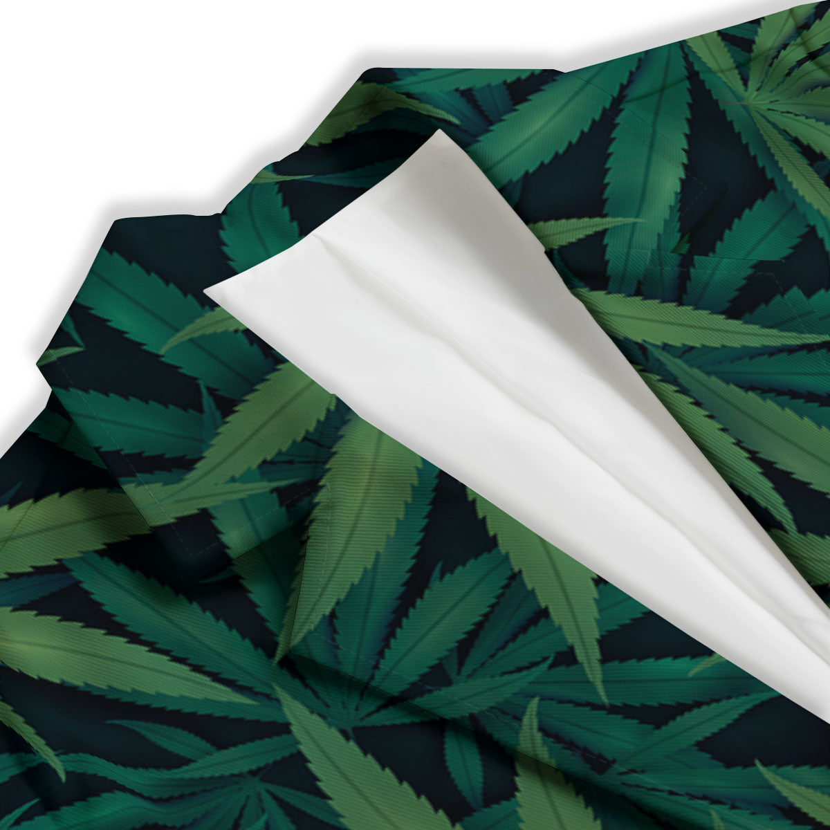 Pot Leaf Print Pattern Women's Blazer-grizzshop
