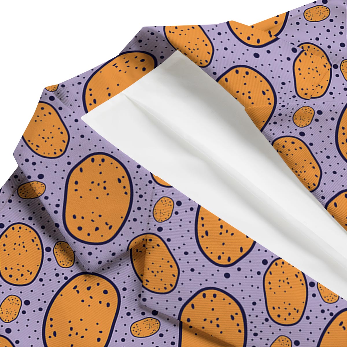 Potato Print Pattern Men's Blazer-grizzshop
