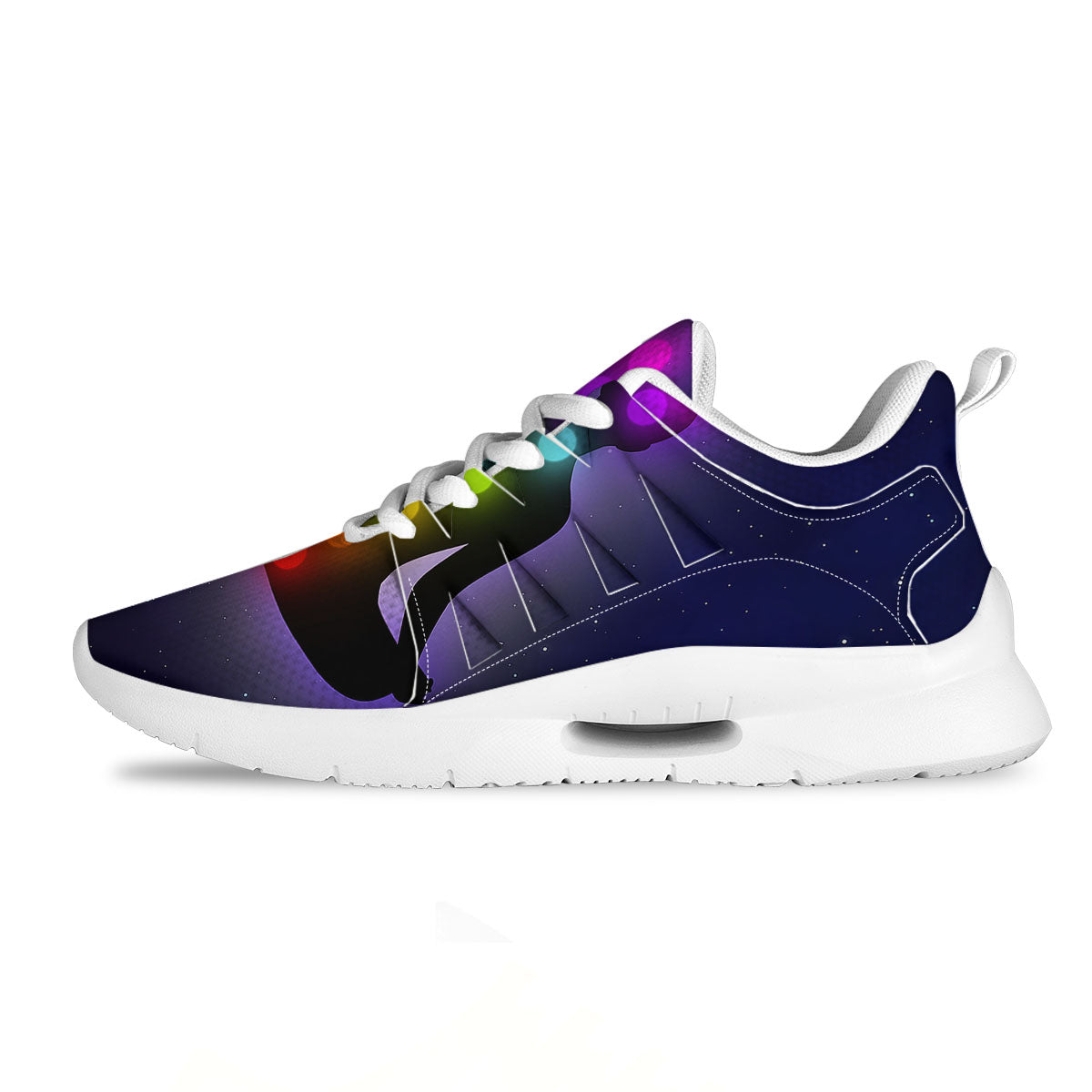 Power Of Seven Chakras Print Tennis Shoes-grizzshop