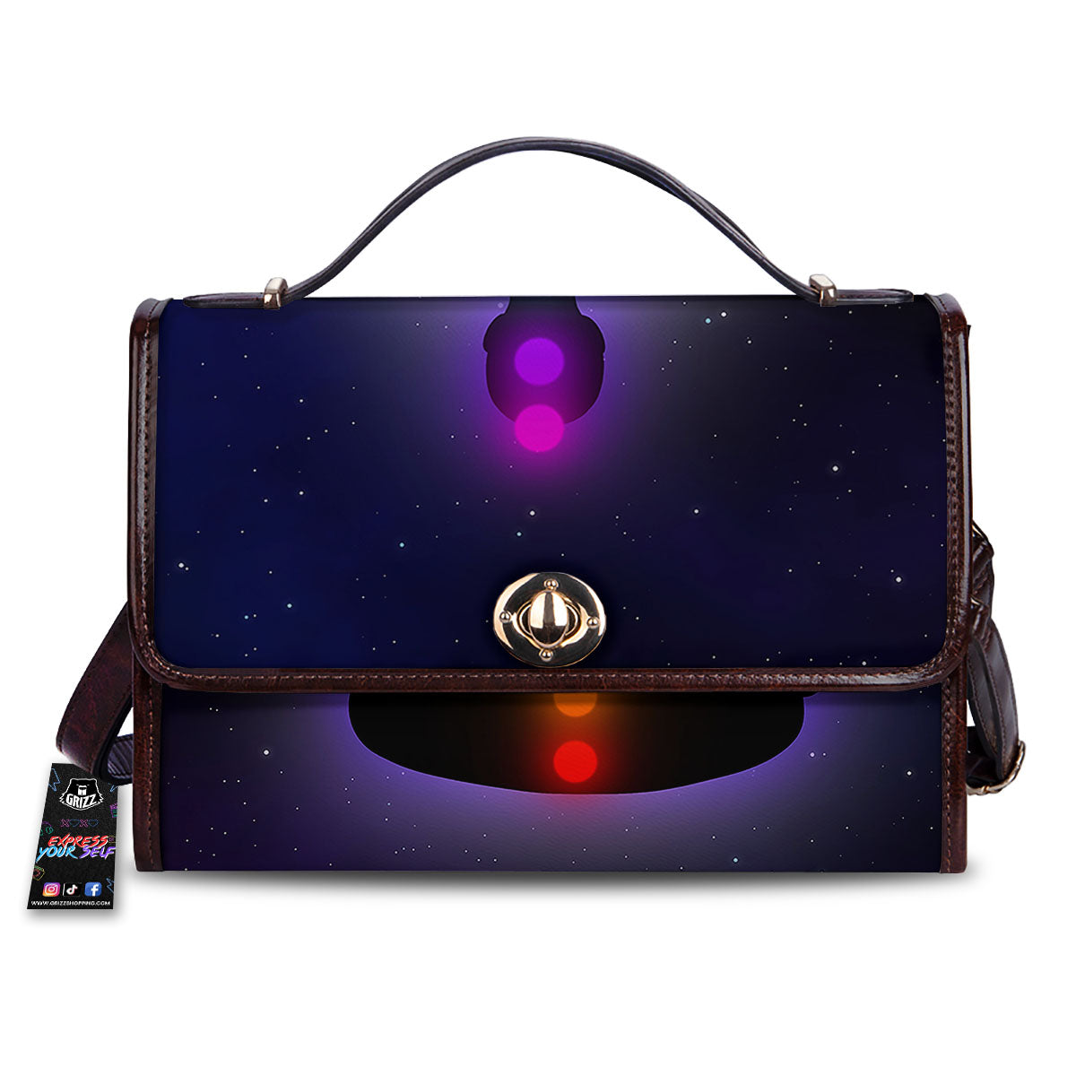 Power Of Seven Chakras Print Women's Satchel Bag
