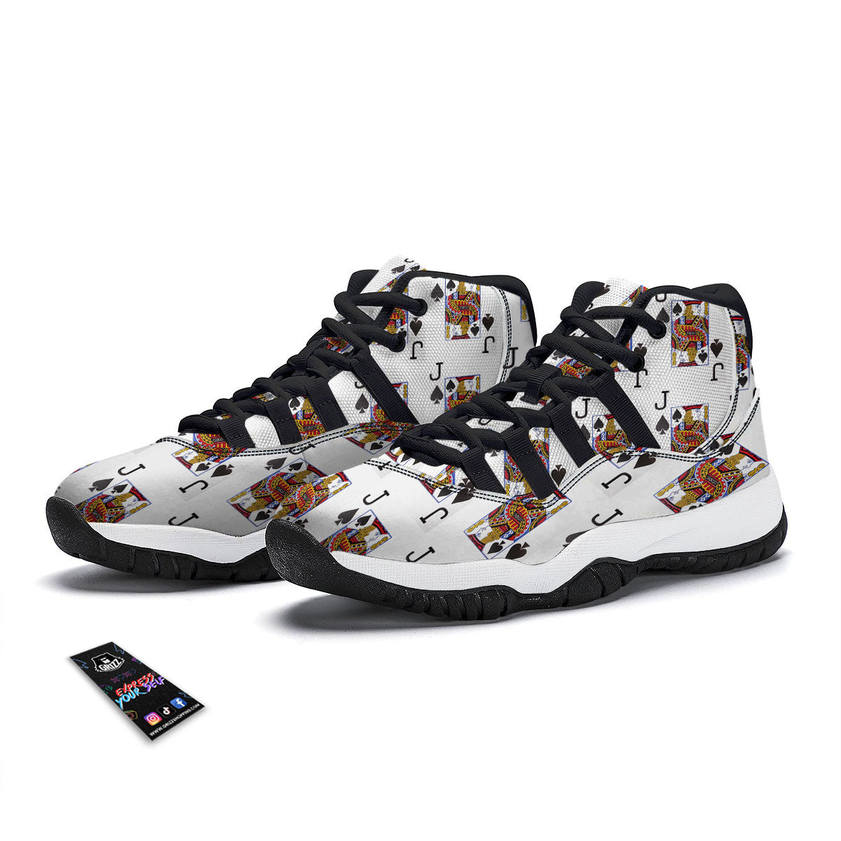 Prehistoric Plants And Dinosaur Print Black Bball Shoes-grizzshop