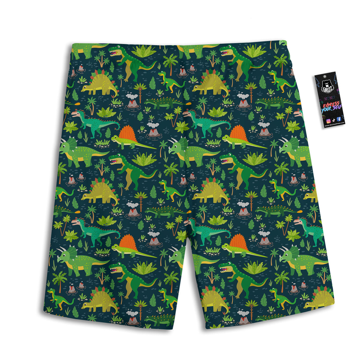 Rave Pastel Print Pattern Men's Athletic Shorts