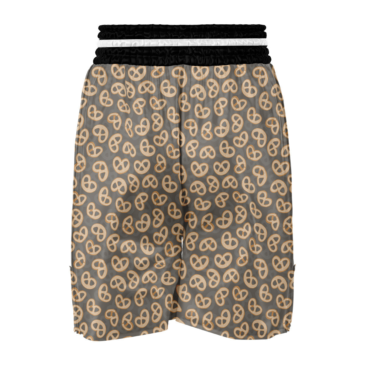 Pretzel Sweet Bakery Print Pattern Boxing Shorts-grizzshop