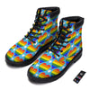 Pride Heart Rainbow LGBT Print Pattern Boots-grizzshop