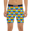 Pride Heart Rainbow LGBT Print Pattern Boxer Briefs-grizzshop