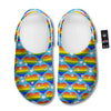 Pride Heart Rainbow LGBT Print Pattern Clog-grizzshop