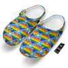 Pride Heart Rainbow LGBT Print Pattern Clog-grizzshop