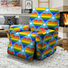 Pride Heart Rainbow LGBT Print Pattern Recliner Slipcover-grizzshop