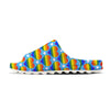 Pride Heart Rainbow LGBT Print Pattern Sandals-grizzshop