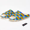 Pride Heart Rainbow LGBT Print Pattern Sandals-grizzshop