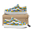 Pride Heart Rainbow LGBT Print Pattern Skate Shoes-grizzshop