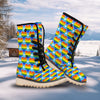 Pride Heart Rainbow LGBT Print Pattern Snow Boots-grizzshop