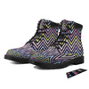 Pride Zigzag Rainbow Gay Print Pattern Boots-grizzshop