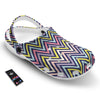 Pride Zigzag Rainbow Gay Print Pattern Clog-grizzshop