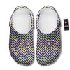 Pride Zigzag Rainbow Gay Print Pattern Clog-grizzshop