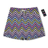 Pride Zigzag Rainbow Gay Print Pattern Men's Running Shorts-grizzshop