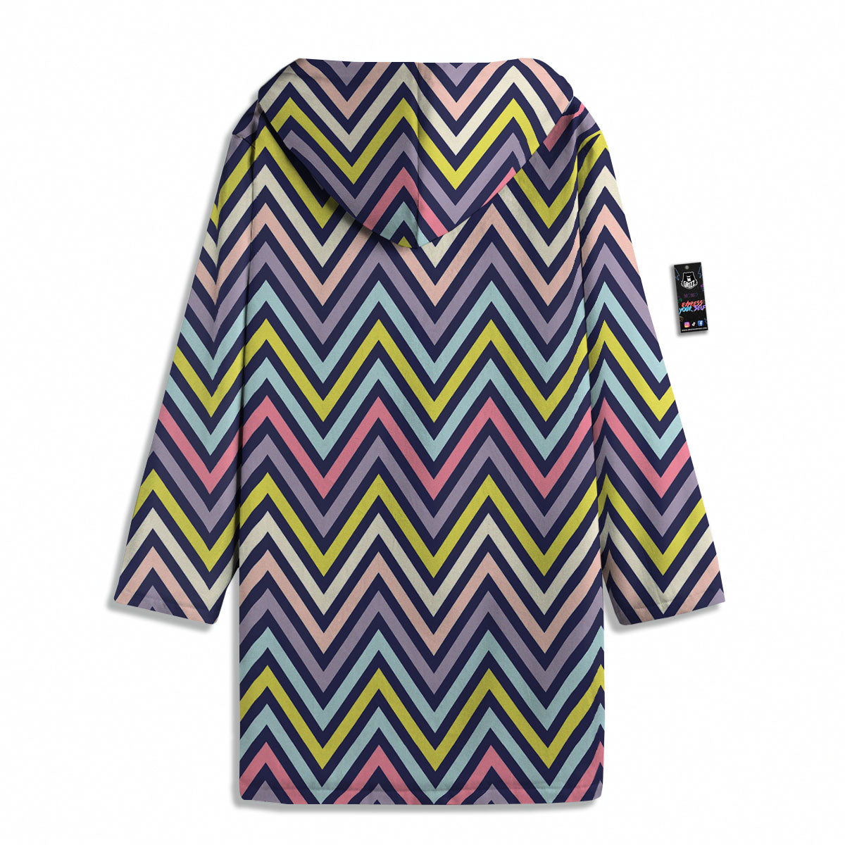 Pride Zigzag Rainbow Gay Print Pattern Men's Windbreaker Jacket-grizzshop
