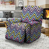 Pride Zigzag Rainbow Gay Print Pattern Recliner Slipcover-grizzshop