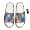 Pride Zigzag Rainbow Gay Print Pattern Sandals-grizzshop