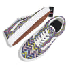 Pride Zigzag Rainbow Gay Print Pattern Skate Shoes-grizzshop