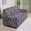 Pride Zigzag Rainbow Gay Print Pattern Sofa Cover-grizzshop