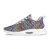 Pride Zigzag Rainbow Gay Print Pattern Tennis Shoes-grizzshop