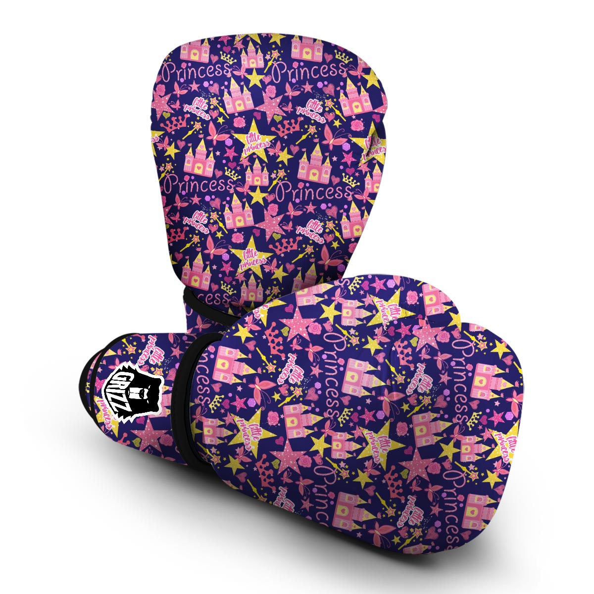 Princess Fairy Pattern Print Boxing Gloves-grizzshop