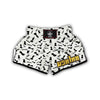 Print Pattern Chess Muay Thai Boxing Shorts-grizzshop