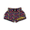 Print Pattern Fastfood Muay Thai Boxing Shorts-grizzshop