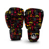 Print Pattern Firefighter Boxing Gloves-grizzshop