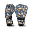 Print Pattern Llama Cactus Boxing Gloves-grizzshop