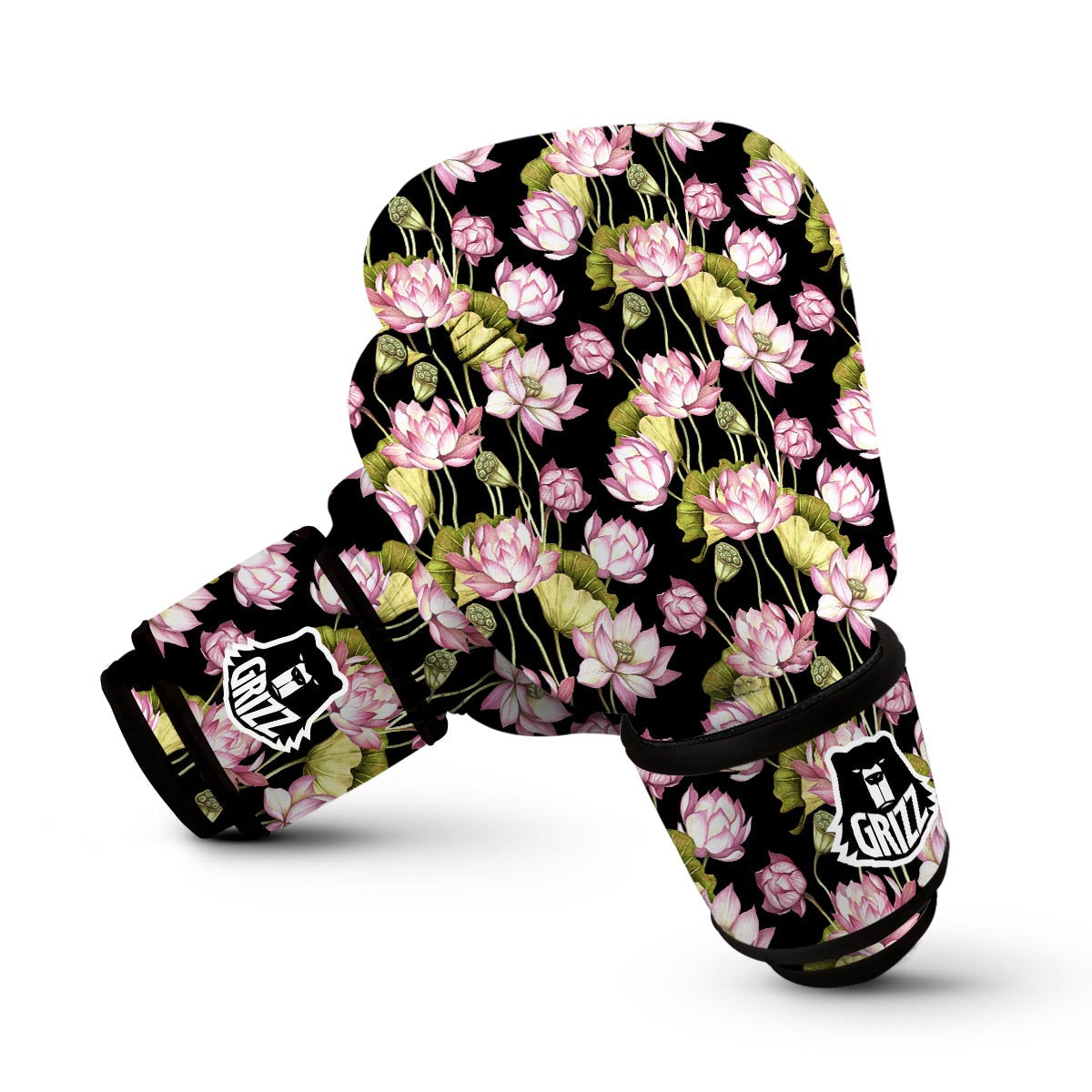 Print Pattern Lotus Boxing Gloves-grizzshop