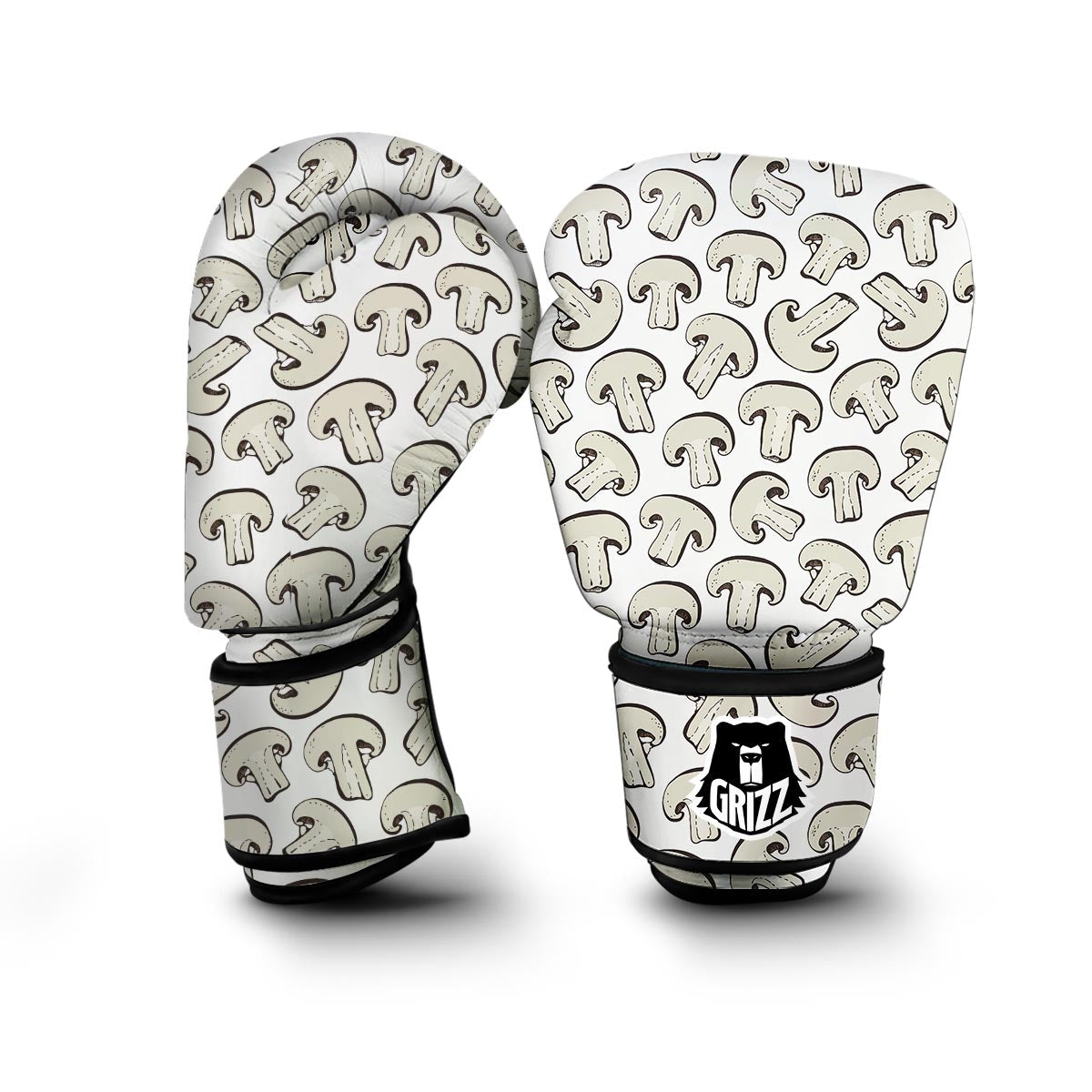 Print Pattern Mushroom Boxing Gloves-grizzshop