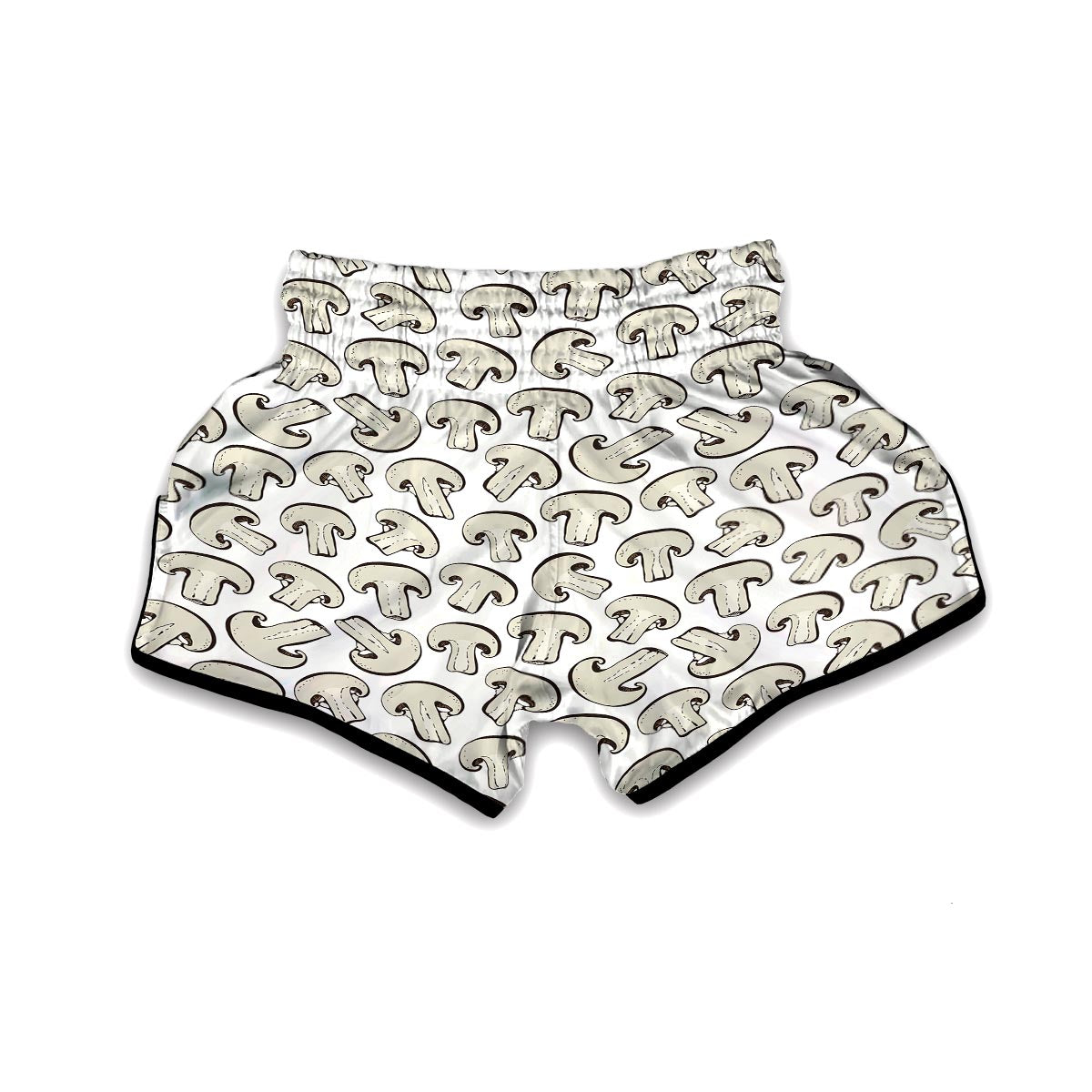 Print Pattern Mushroom Muay Thai Boxing Shorts-grizzshop