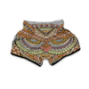 Print Pattern Owl Ornamental Muay Thai Boxing Shorts-grizzshop