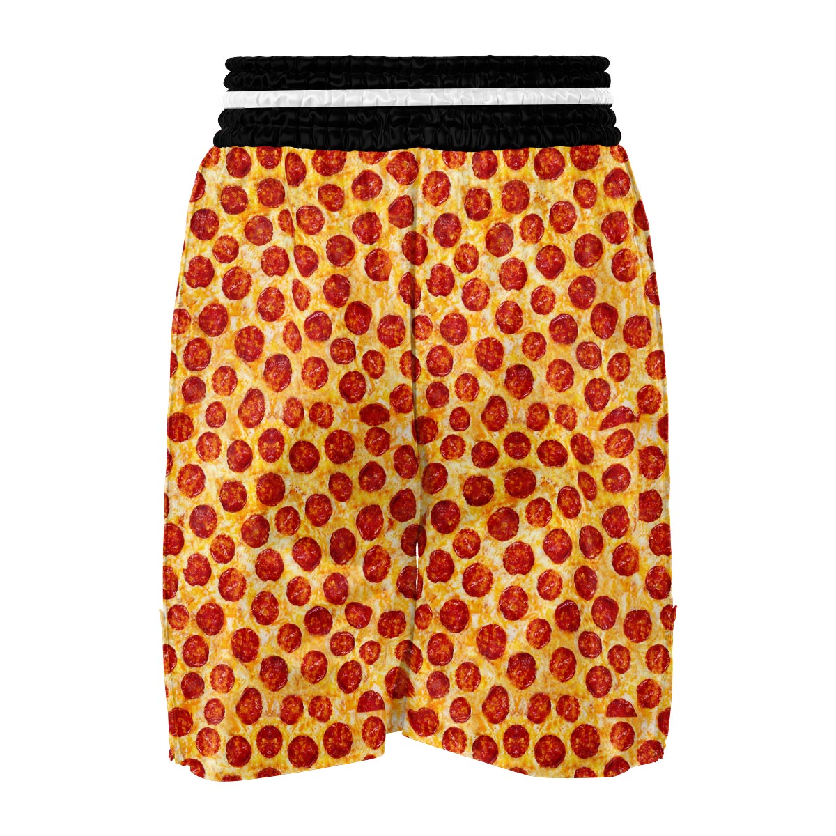 Print Pattern Pizza Boxing Shorts-grizzshop