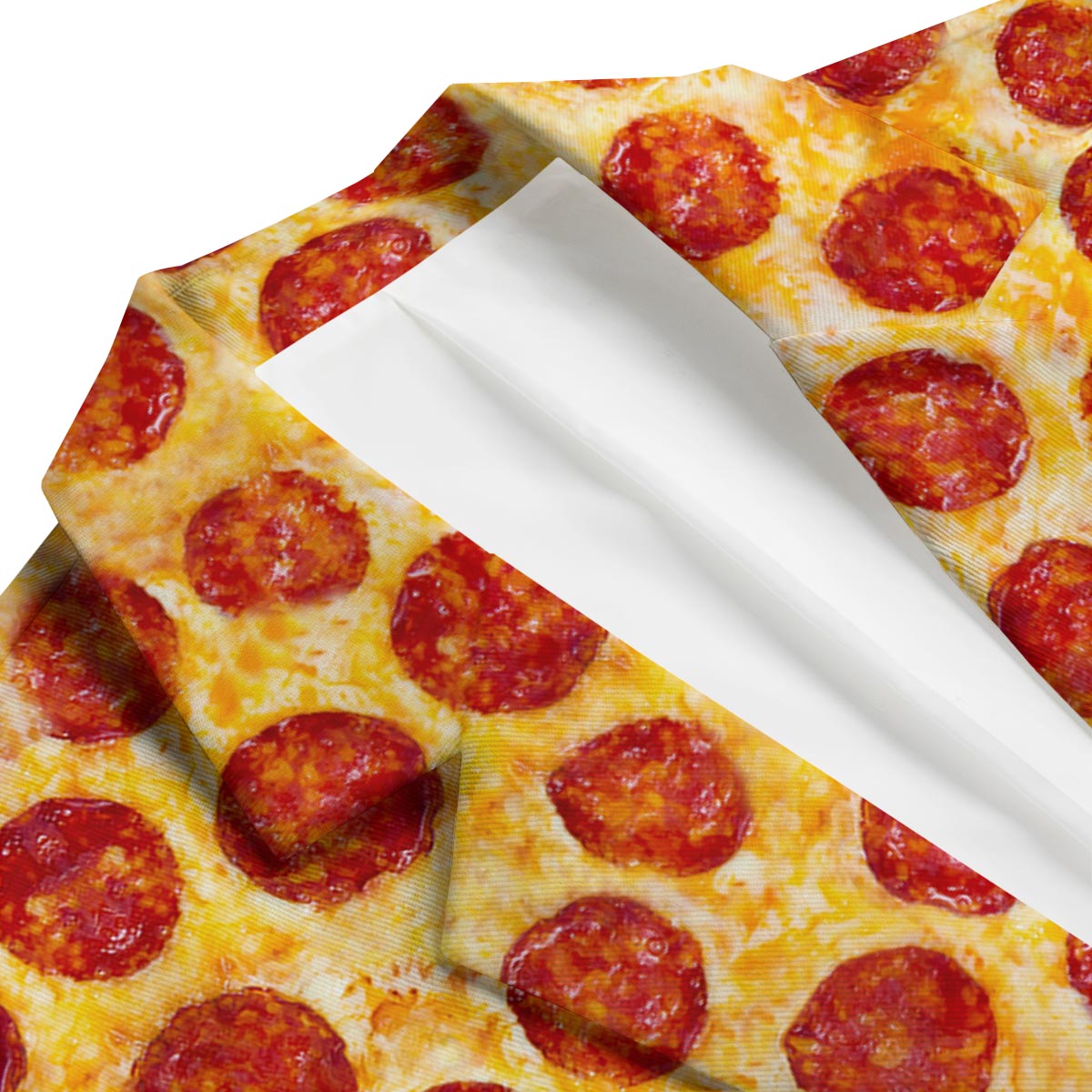Print Pattern Pizza Men's Blazer-grizzshop